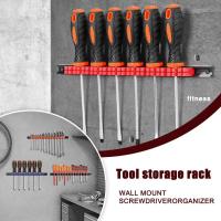 Organizador De Herramientas 3PC Soporte Para Destornillador Y Llave De Fijación Montaje En Pared Estante De Almacenamiento Para Herramientas LIXIU - details 2
