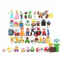 Set De 48 Figuras De Acción Super Mario Bros En PVC Luigi Yoshi Donkey Kong Set De Juguetes Para Niños Regalo De Cumpleaños - details 3