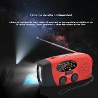 Radio De Emergencia Multifuncional Portátil Con Generación De Energía Manual Solar FM AM WB NOAA Power Bank Para Desastres - details 5
