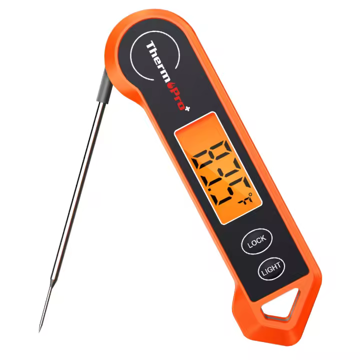 Termómetro Digital Para Carne ThermoPro TP19H Lectura Rápida Impermeable Con Retroiluminación Para BBQ Y Cocina - 1