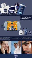 NIVEA MEN Neceser Gimnasio Gympack - Contiene After Shave, desodorante, gel de ducha y crema - Set de regalo hombre - details 0