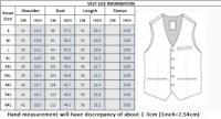 Traje De Tres Piezas Para Hombre Primavera Otoño Dos Botones Carrera Trabajo Decorativo Cuerpo S-6XL Con Chaleco Y Pantalones - details 1