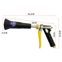 Pistola De Rociador De Alta Presión Para Jardín Resistente Al Viento 3 Piezas De Metal Para Riego De Plantas - details 4