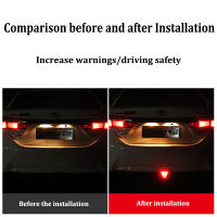 Luz De Freno Tríngula Flash F1 Para Coche Luz De Seguridad Estilo Triángulo Luz De Advertencia Trasera Universal 12V - details 1