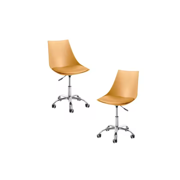 Pack 2 Sillas Blok Office - Mostaza - 1