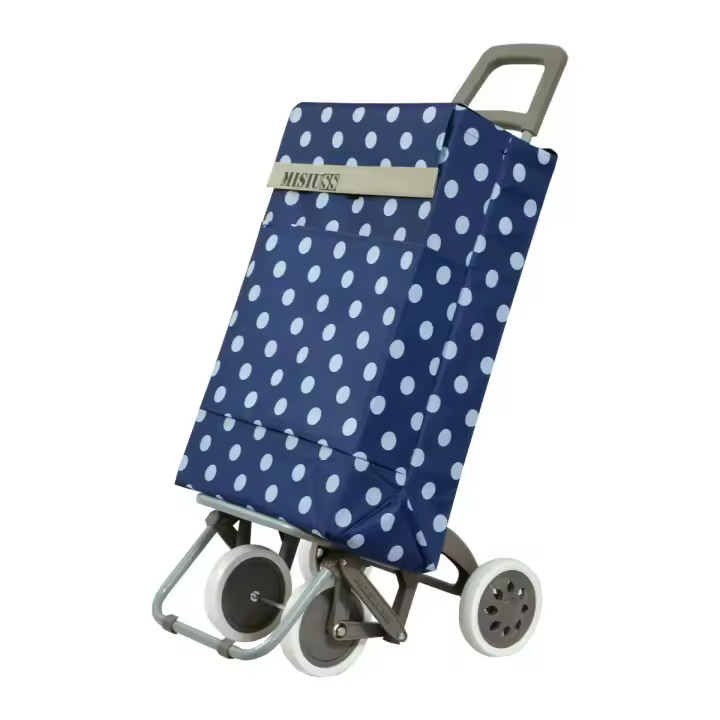 Carro de la compra de 4 Ruedas 2 Bolsillos bolsas de compra - 1