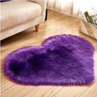 Alfombra De Pluma Para Sala De Estar Y Dormitorio En Forma De Corazón Alfombra De Acogida Para Nueva Casa Textil Grueso Diseño Moderno Para Hogar Y Hotel - details 2