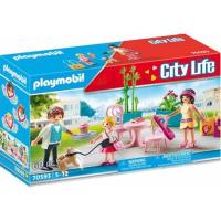 PLAYMOBIL Cafetería (70593) City Life con figuras en la terraza del bar - details 2