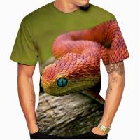 Camiseta Gráfica 3D De Serpiente Para Hombres/Mujeres/Criaturas Personales Talla Grande Hasta 6XL Estilo Casual Para Todas Las Estaciones - details 5