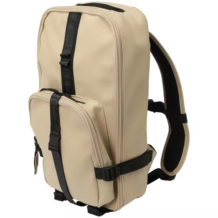 Mochila Rains  para unisex en color beige - 1
