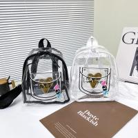 Mochila Grande De Transparencia En Gel Para Moda Bolsa De Compras Estilo Juego Material Principal No Tejido Línea De Color - details 15