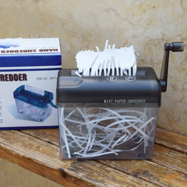  Trituradora De Papel Portátil A6 Mini Eléctrica USB Operada Por Batería Herramienta Para Cortar Documentos Para Hogar Y Oficina - 1