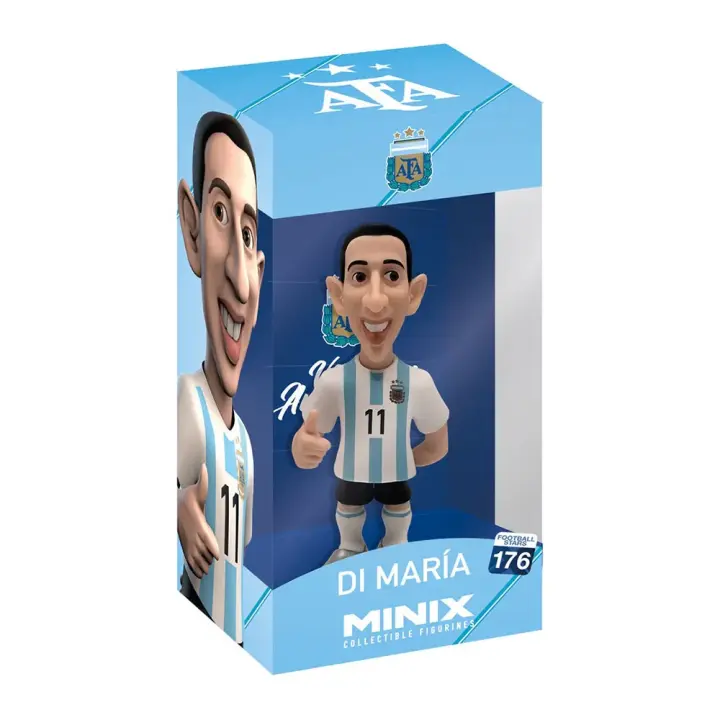 Minix Figura Argentina-angel Di Maria Azul - 1