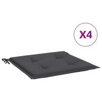 vidaXL Cojines sillas de jardín 4 uds tela Oxford 40x40x3 cm Color Antracita,  Gris,  Negro y mas Cojín Decorativo de Asiento Cojines de muebles de salon - details 0