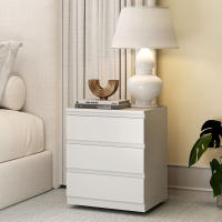 HOMCOM Cómoda Cajones con Cierre Suave, Cómoda Dormitorio, Cajonera para Salón, Oficina, Estilo Moderno, Blanco - details 1