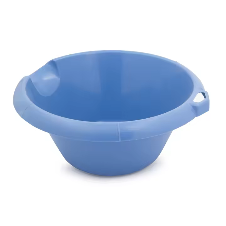 Tatay Barreño Redondo, 3L de Capacidad, Libre de BPA, con Orificio Colgador, Azul. Medidas 28.3 x 12.3 x 28.5 cm - 1