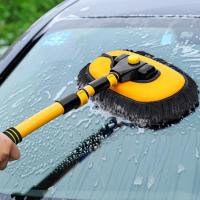 Nueva Escobilla De Limpieza Para Coche Con Mango Telescopio Limpieza Mopa Retráctil Barra Curva Herramientas De Limpieza Para Coche - details 12