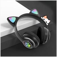 Auriculares Inalámbricos con Bluetooth y Orejas de Gato, sonido estéreo, Luces RGB, Sonido de Alta Calidad - details 1