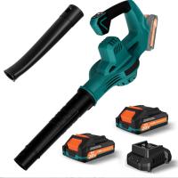 Soplador de hojas eléctrico inalámbrico, 3000W, 21V, 2 modos de velocidad, para el cuidado del césped, Soplador de hojas sin cuerda Patio, batería Makita de 18V - details 0