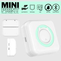 Mini Print - Mini Impresora térmica inalámbrica, Recarga USB, Máquina de impresión Portátil con Bluetooth, resolución Clara (203 dpi) Imprime Etiquetas, pegatinas y Fotos - Industex - details 0