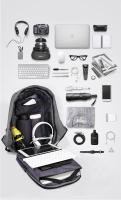 Mochila Antirrobo Para Hombres Con USB Gran Capacidad Para Viajes Y Estudio Bolsa De Hombro Para Laptop Y Negocios Para Mujeres - details 3