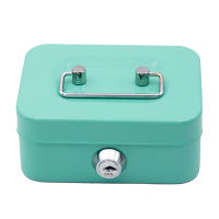 Caja De Ahorro Con Llave De Metal Para Monedas Organizador De Dinero Pequeño Para Adultos Y Niños Tamaño 4.53x3.78x2.28 Pulgadas - details 4