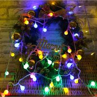 Luces De Cadena Operadas Por Batería 33 Pies 80 LED Luces De Globos Para Camping Decoración De Bodas Navidad Fiesta En La Habitación - details 6