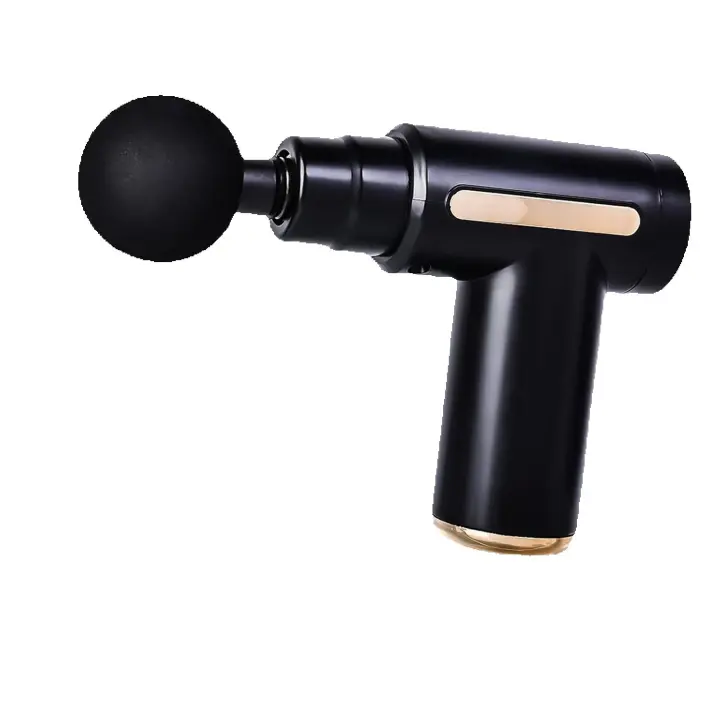 Gun de masaje Mini, Gun de masaje, Dispositivo de masaje muscular, Dispositivo de masaje portátil con 6 velocidades, Puerto de carga USB C Y 4 boquillas de masaje, pistola de masaje Ultra - 1