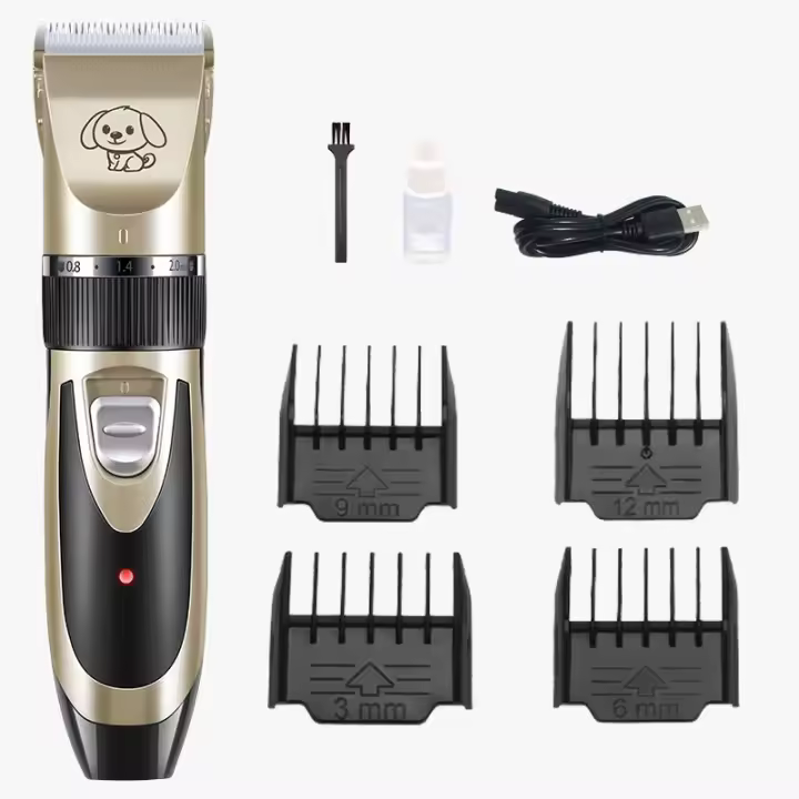 Cortador De Pelo Para Perros Y Gatos Máquina Afeitadora De Peluquería Para Animales Silenciosa Con Protección Contra Sobrecarga Herramienta De Baño Para Mascotas - 1