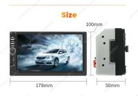 Navifly Universal 2DIN Reproductor MP5 Para Coche Con Pantalla Táctil HD FM Radio Soporte Carplay BT Cámara Rearmada USB TF Card - details 7