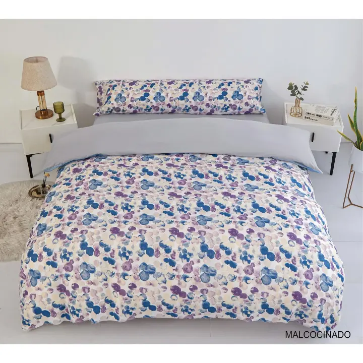 VOLARY - Juego de Sábanas de Alta Calidad para Cama 150 - FUNDA NORDICA 90/135/150 de 3 PCS. Súper Suave, Cálido y Ligero. Ropa de Cama, Incluye  Funda de Almohada + Encimera + Bajera Ajustable - 1