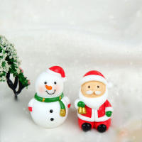 Adorno De Navidad En Resina Con Diseño De Árbol De Navidad Hombre De Nieve Y Santa Claus Accesorios De Jardinería Lindos Y Micro Paisaje - details 3