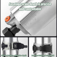 Recortadora eléctrica de madera, fresadora manual de 2000W, 220V, 40000RPM,  herramientas de bricolaje para el hogar, Fresadora de madera, eléctrica Máquina de tallado de carpintería - details 2