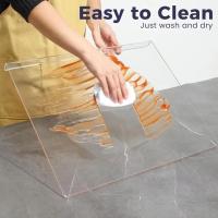 Tablas De Corte De Acrílico Para Cocina Translúcidas Con Borde Antideslizante Para Charcutería Y Accesorios De Cocina - details 3