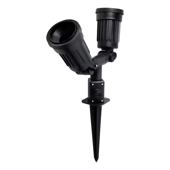 Estaca Jardín Pincho 2XE27 Máx. 2X80W Matel - 1