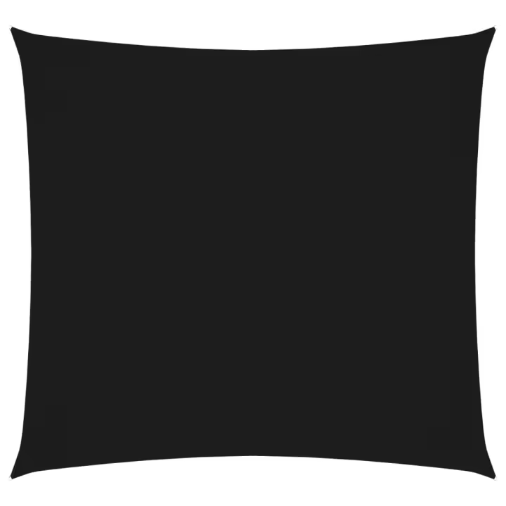 Toldo de Vela Cuadrada lienzo Oxford Negro 2,5x2,5 m - 1