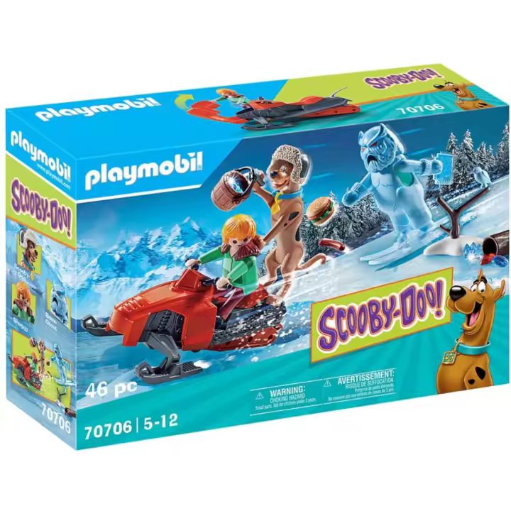 PLAYMOBIL SCOOBY-DOO! AVENTURA CON HOMBRE DE LAS NIEVES, 70706, TIENDA CON LICENCIA OFICIAL - 1