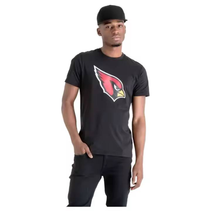 Camiseta de Manga Corta New Era Arizona Cardinals Nfl Team Logo para hombre en color negro - 1
