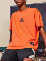 Camiseta De Verano Para Hombres Oversize Cuello Redondo Manga Corta Transpirable Secado Rápido Tees Casuales Para El Día - details 14