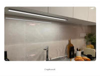 Luz Nocturna LED Recargable Por Sensor De Movimiento Ultrafina Para Decoración De Dormitorio Escalera Armario Cocina Luz Detector Inalámbrica - details 8