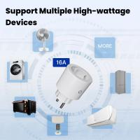 Enchufe Inteligente MOES Tuya Smart Matter Plug 16A Con Monitor De Consumo De Energía Y Control Remoto Compatible Con Apple Home Google Home Alexa Y Smartthings - details 5