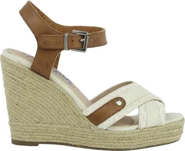 Zapatos de cuña de Mujer REFRESH 61746 LONC NEGRO LON C NEGRO LON C  BEIGE - 1
