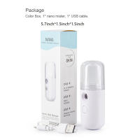 Humidificador Facial Portátil Con Máquina De Enjuague Frío Y Carga USB Belleza Instrumento De Hidratación Para La Piel - details 2