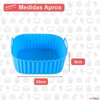 Banner - Molde Silicona Cuadrado Para Freidora De Aire