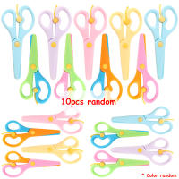 Tijeras De Seguridad De Plástico En Colores Para Oficina Y Manualidades Herramientas DIY Sin Manos Tamaño Estándar - details 6