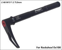 HEPPE Juego De Frente Para Bicicleta Con Eje Transversal Compatible Con Bicis MTB Y Carretera Quick Release M15xP1.5 Longitud 120-158mm Piezas - details 16