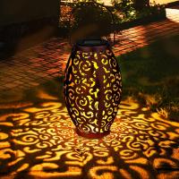Solar Lantern,  Outdoor Metal Garden Solar Light IP65 Waterproof, Outdoor Hanging Solar Lantern Lamp for Garden Patio Courtyard Outdoor Decorative - details 0