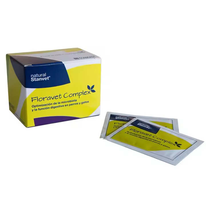 Floravet Complex 25 sobres de 2 g suplemento gastrointestinal para perros y gatos Stangest - 1