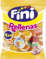 Fini Tarrinas Helado relleno - Bolsa de 1 Kg - Golosinas con Relleno Cremoso - Sabor Intenso limon y naranja - Sin Gluten - details 0
