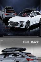 Modelo De Coche De Lujo Audi RS6 1:24 En Aleación Avant Estación Wagon Con Sonido Y Luz Juguete De Metal Para Niños Regalos - details 11